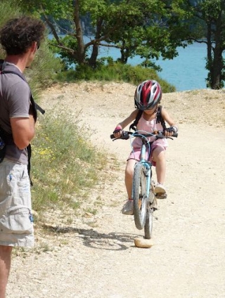 Ruta en bicicleta de cerro. 
